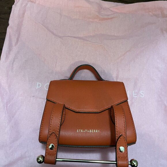 Strathberry Mini Bag in Orange - Picture 11 of 14